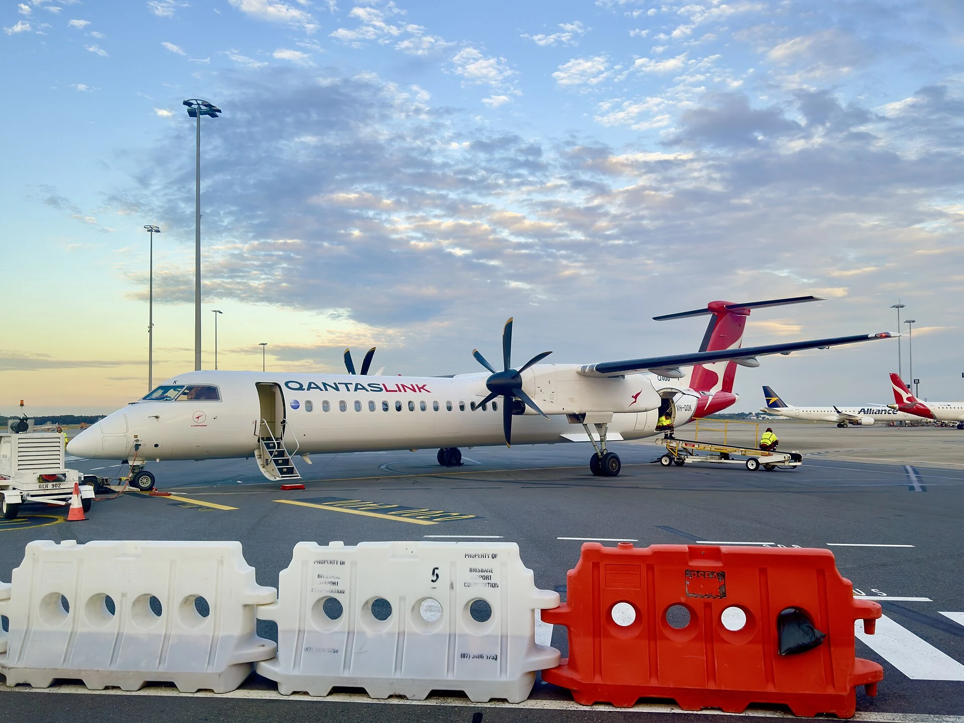 QantasLink-Flugzeug in Brisbane