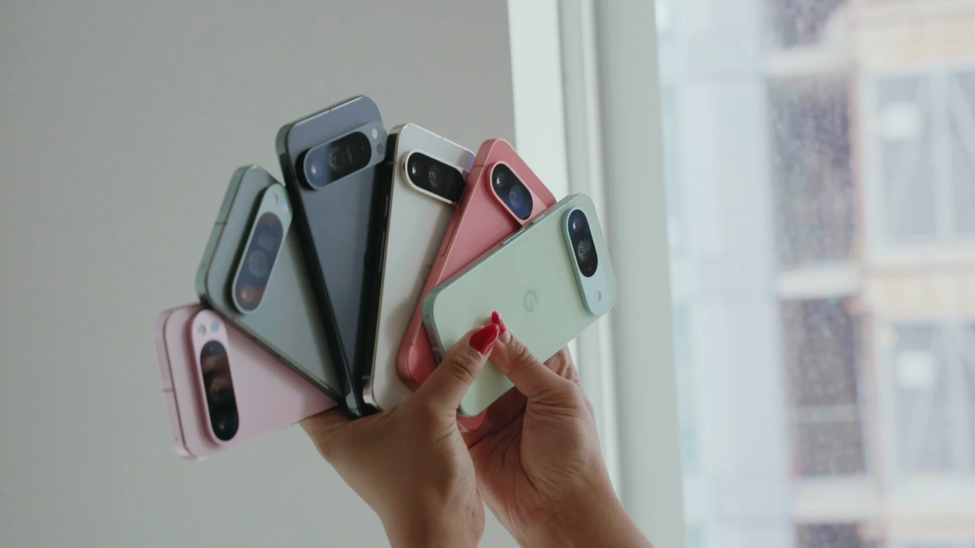 Google-Pixel-9-Smartphone bei einer Gerätevorstellung