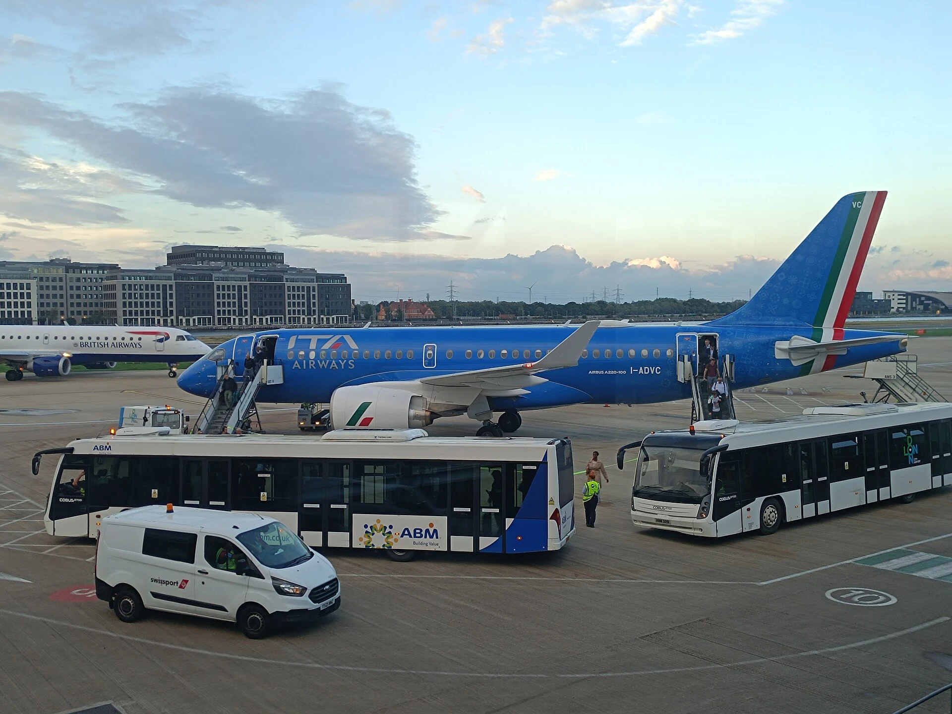 Flugzeug von ITA Airways