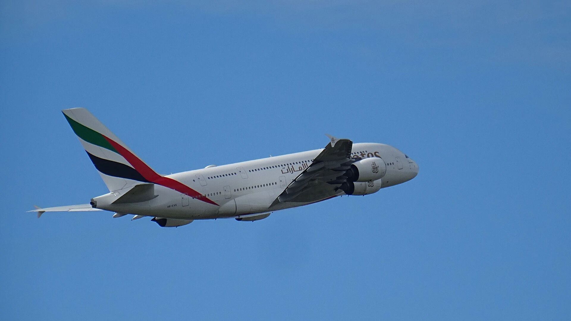 Flugzeug von Emirates