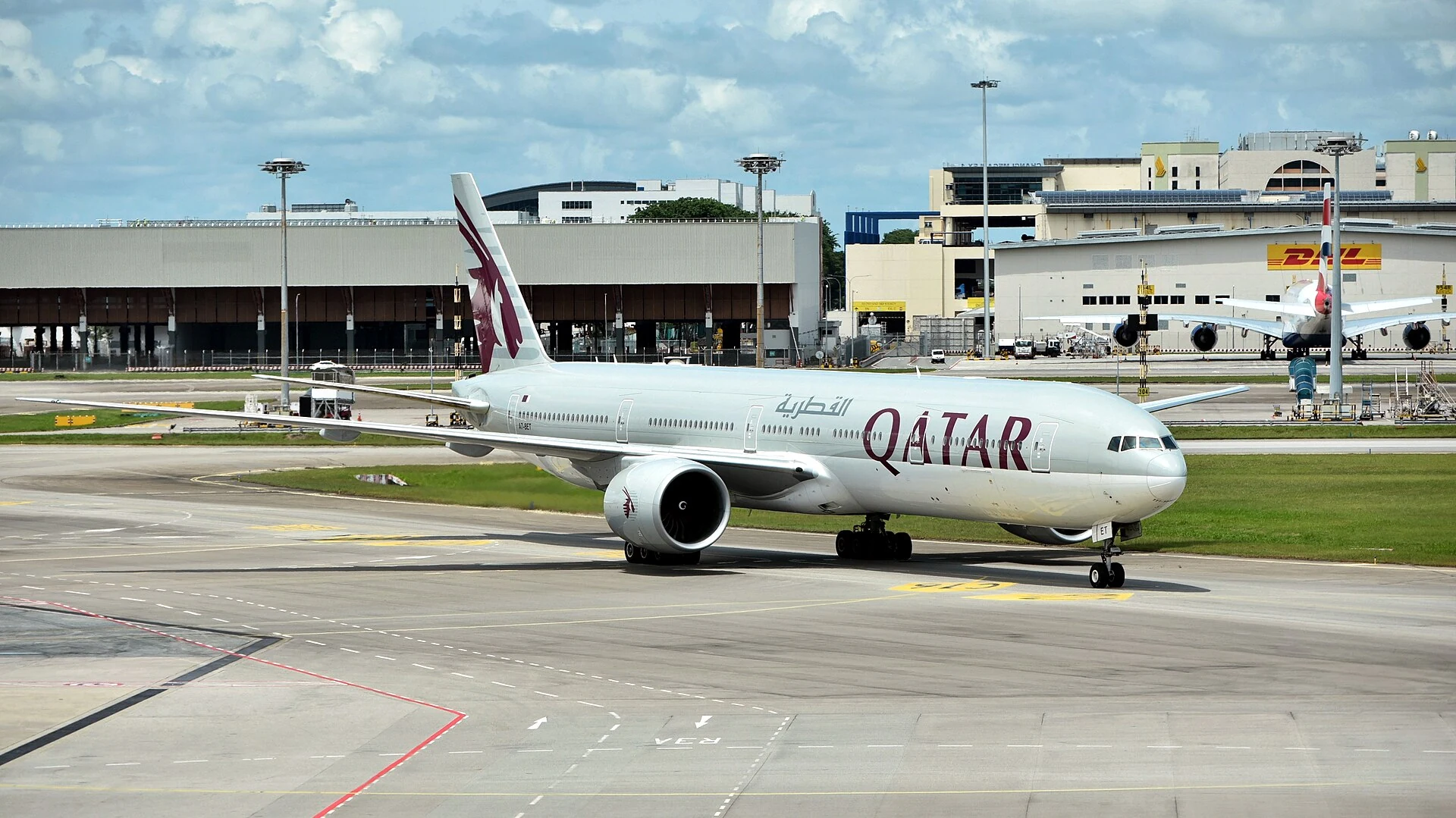 Flugzeug von Qatar Airways