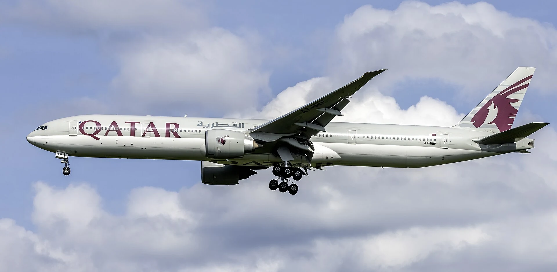 Flugzeug von Qatar