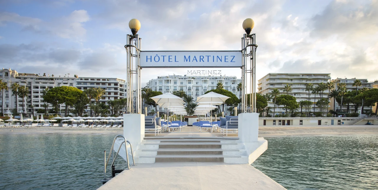 Il pontile della Plage du Martinez nel 2019